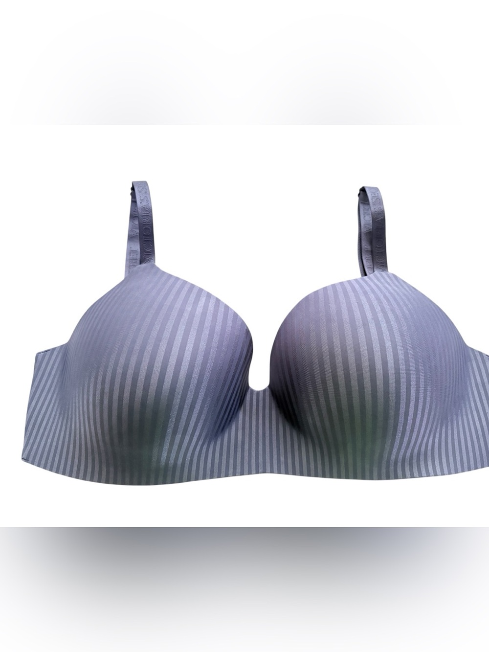 Victoria’s Secret Frosted Blueberry Blue Smooth T-Shirt Bra SZ 36 DD